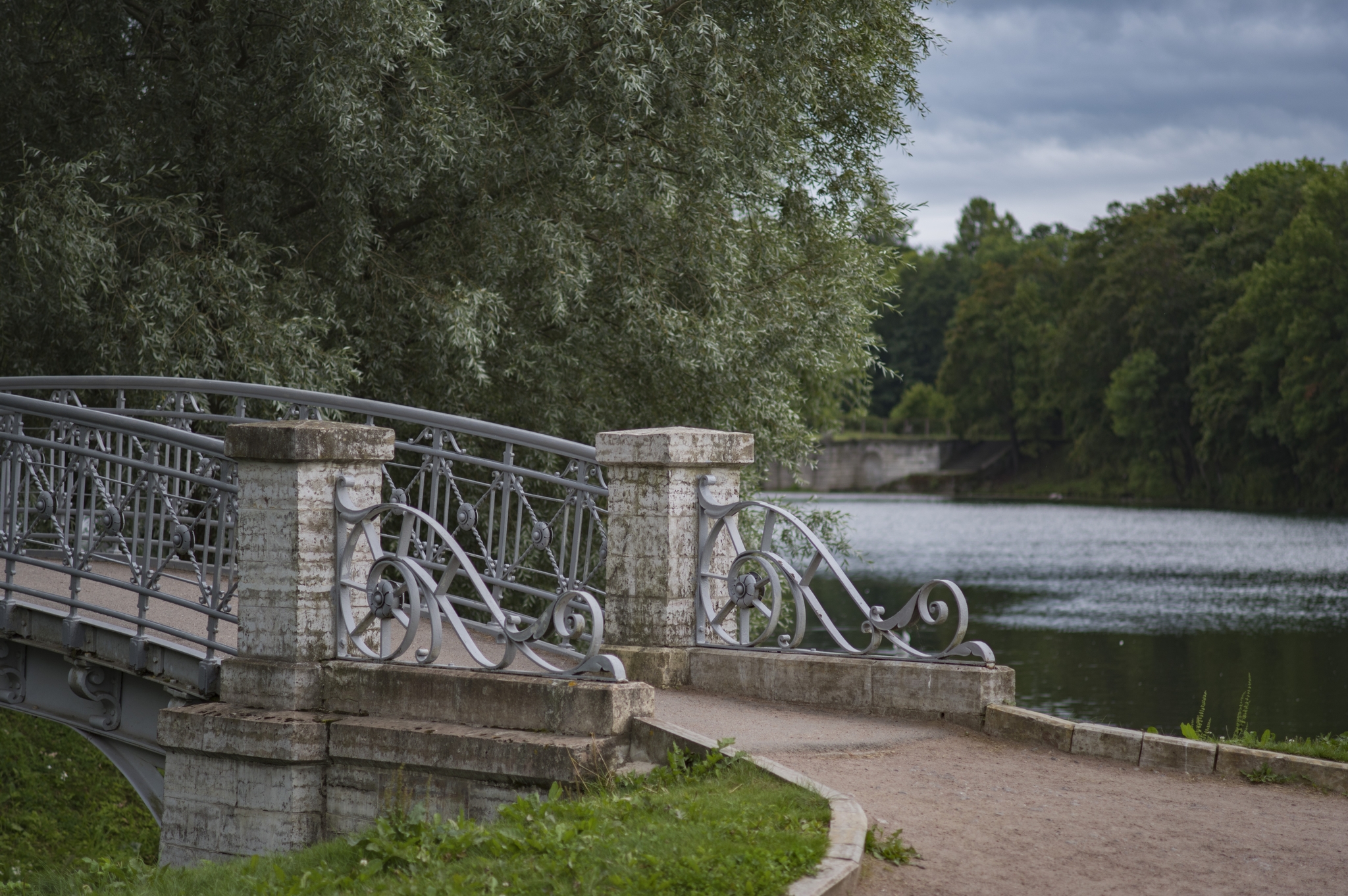 Palace Park in Gatchina - My, Russia, Gatchina, The photo, The park, Bridge, Tree, Landscape, Travels