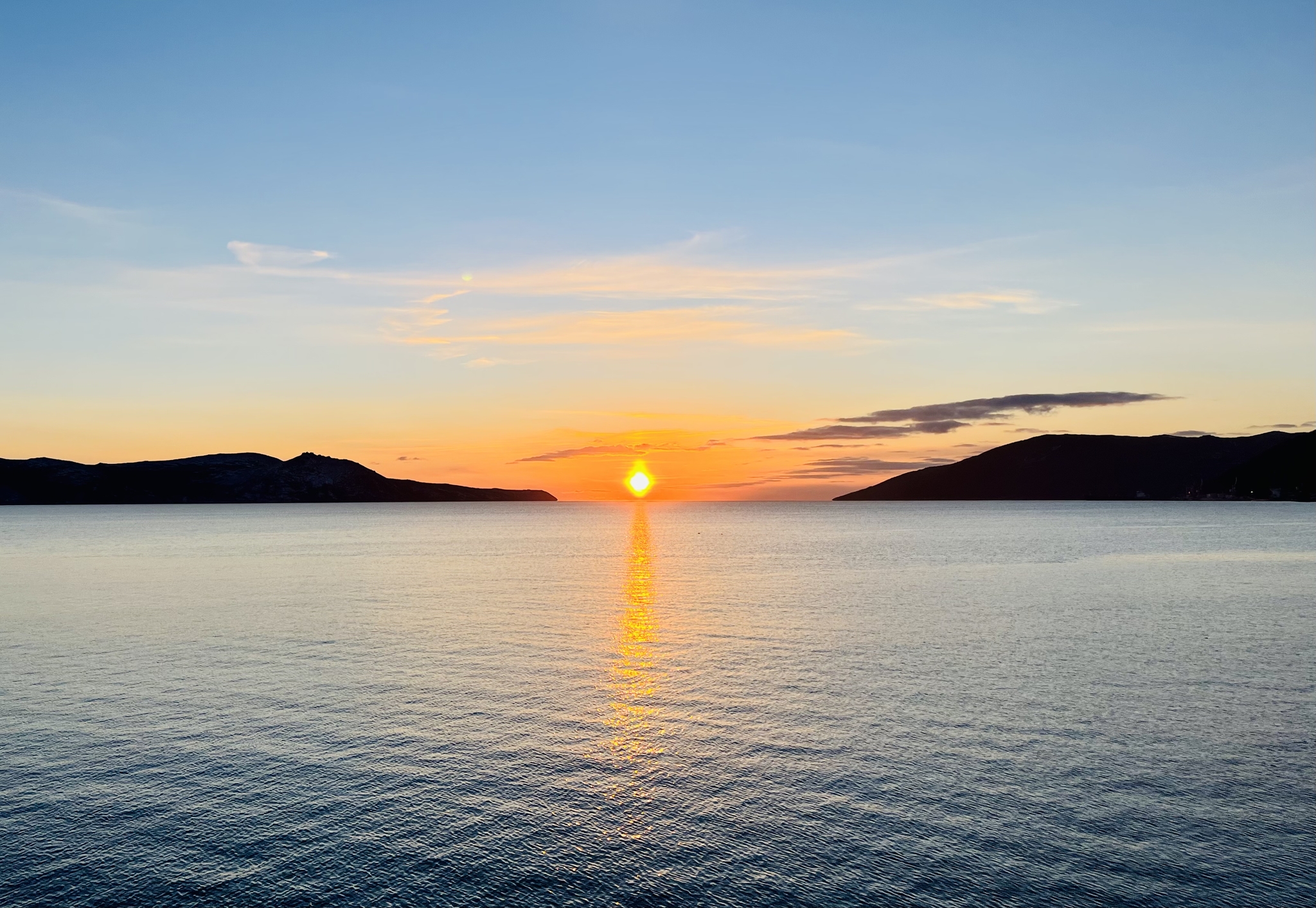 Bay at sunset - My, Magadan, The photo, Nature, Bay, Sunset