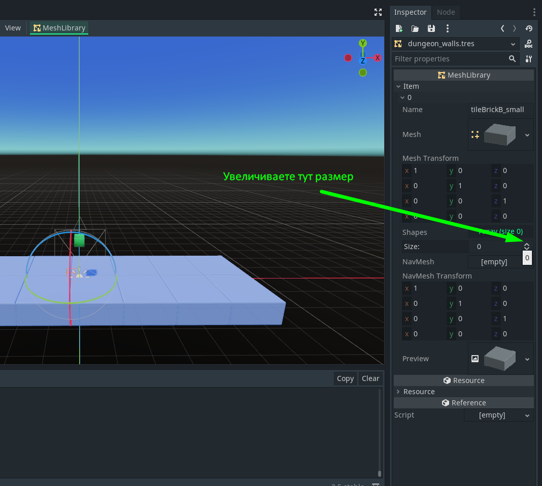 Godot. 2.5DPlatformer. GridMap and MeshLibrary - My, Gamedev, Инди, Godot, Godot Engine, Development of, Soundless, Longpost