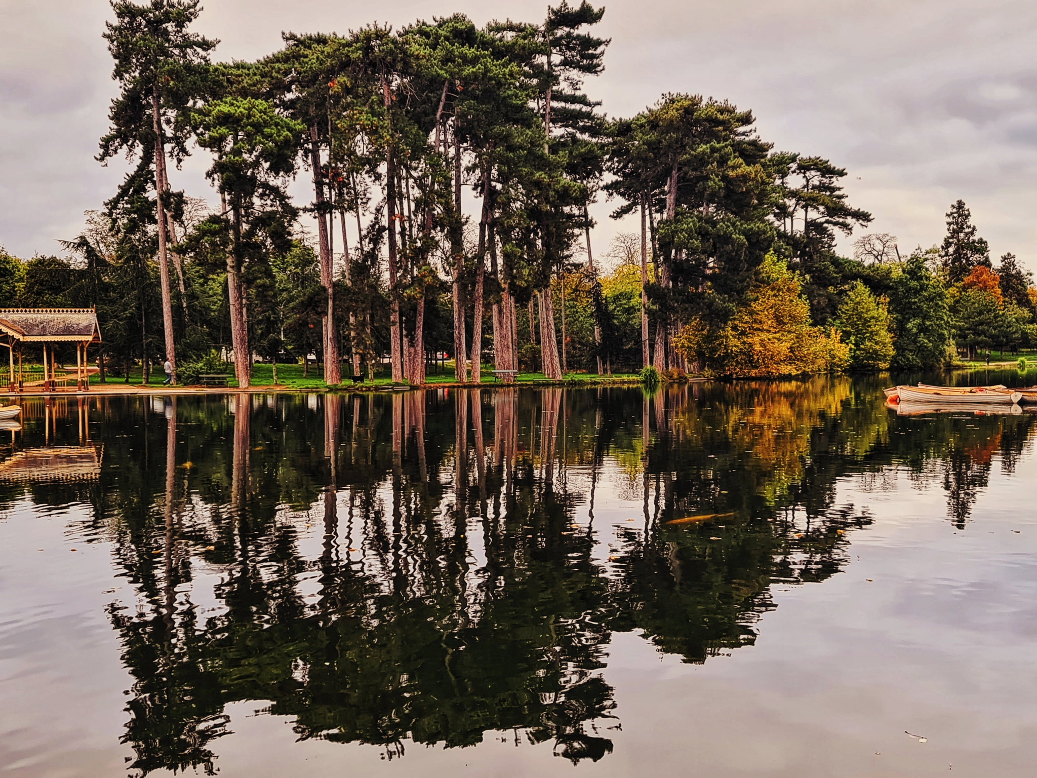 Bois de Boulogne in autumn - The photo, Mobile photography, Photo on sneaker, Paris, Nature, Longpost