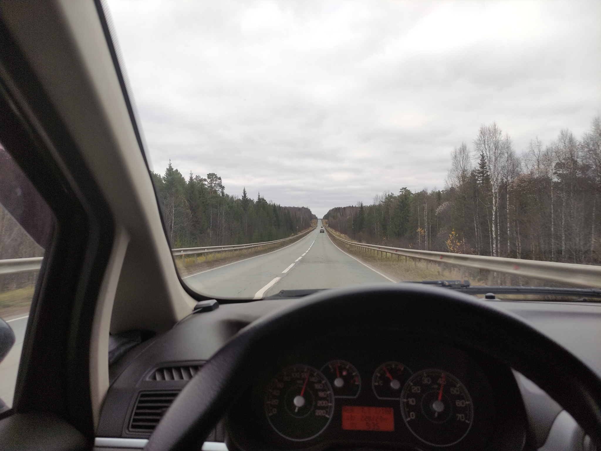 Autumn road romance - My, Road, Autumn, Udmurtia