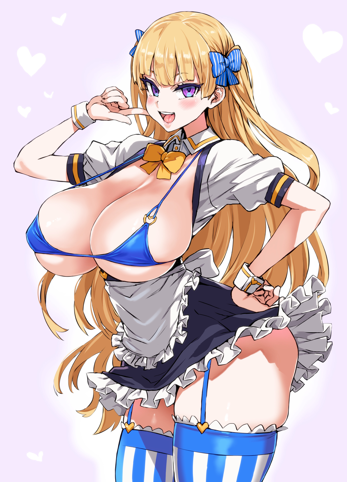 maid - NSFW, Asanagi, Anime, Anime art, Hand-drawn erotica, Swimsuit, Housemaid