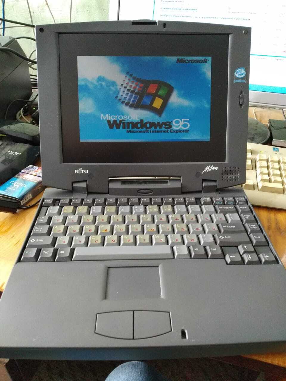 dug out - My, Retro, Old school, Old stuff, Notebook, Computer, Longpost