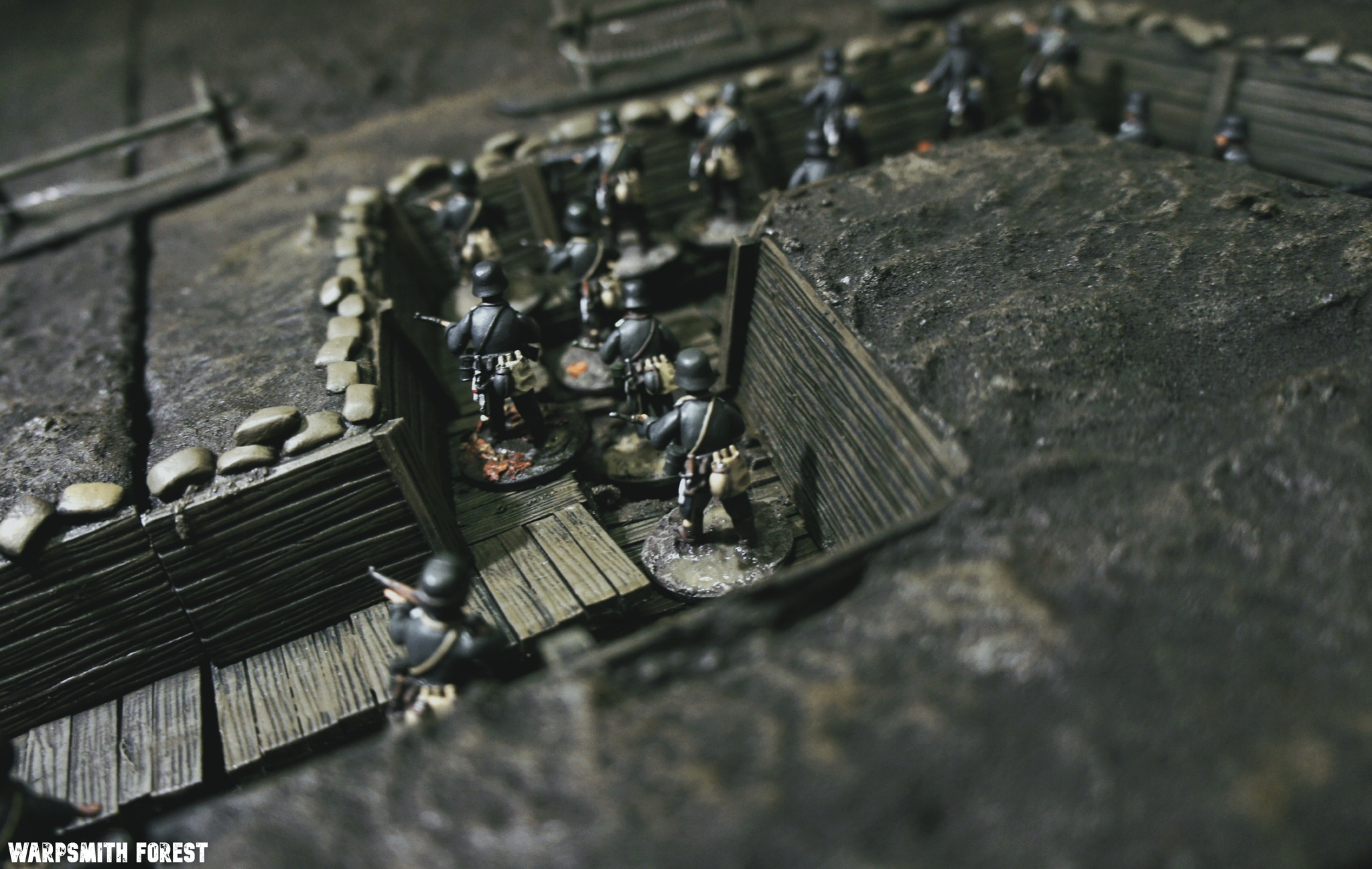 World War I, game table - My, Modeling, Miniature, Stand modeling, Wargame, Desktop wargame, World War I, Terrane, Longpost