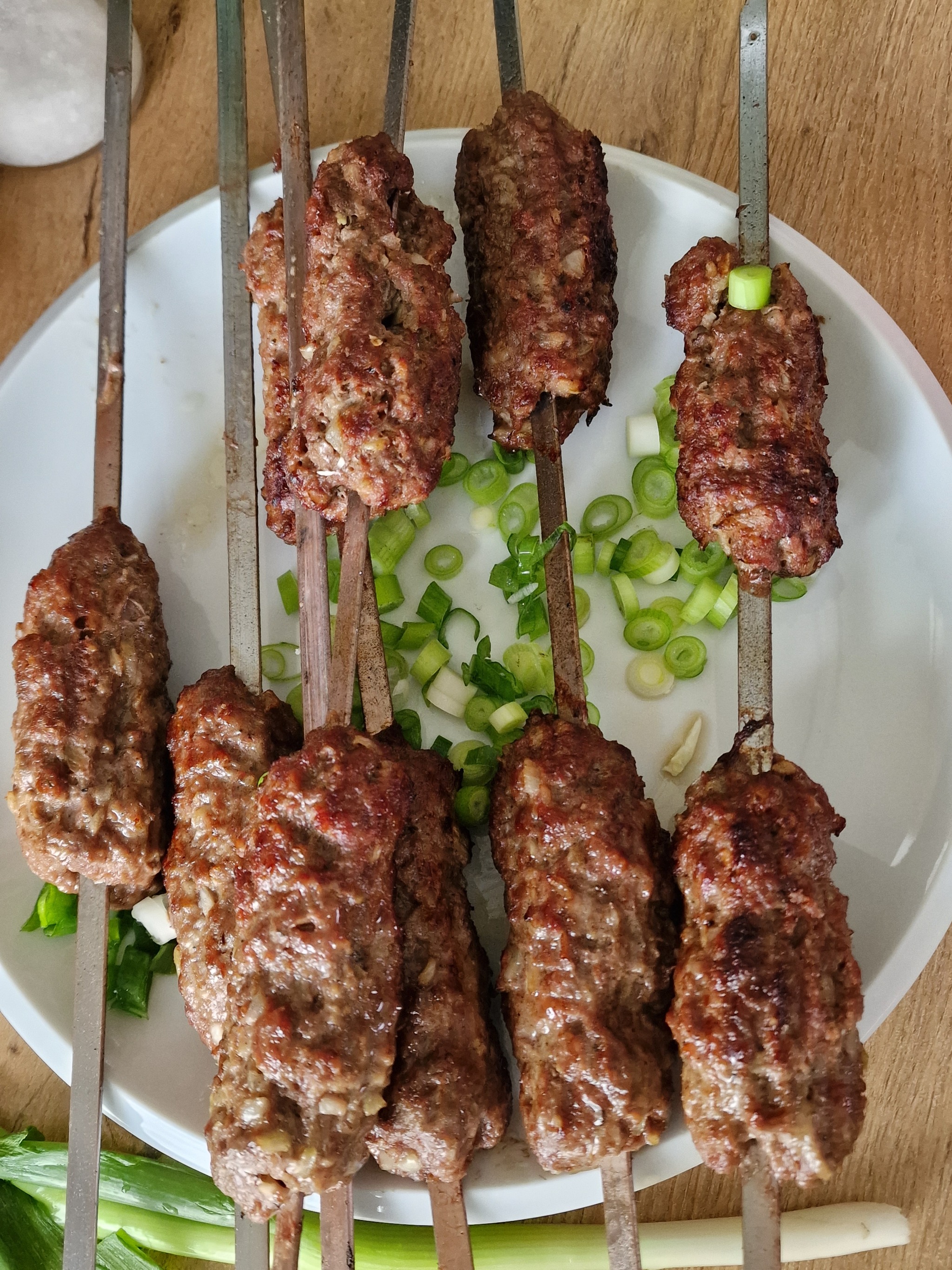 Autumn kebab - My, Meat, Dinner, Shashlik, Recipe, Lula kebab, Grill, Longpost