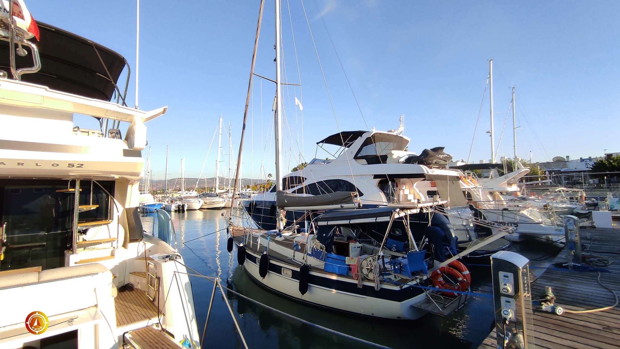 Latchi Port - a harbor for relaxing, walking and admiring the sea - My, Cyprus, Sea, Yacht, The photo, Youtube, Video