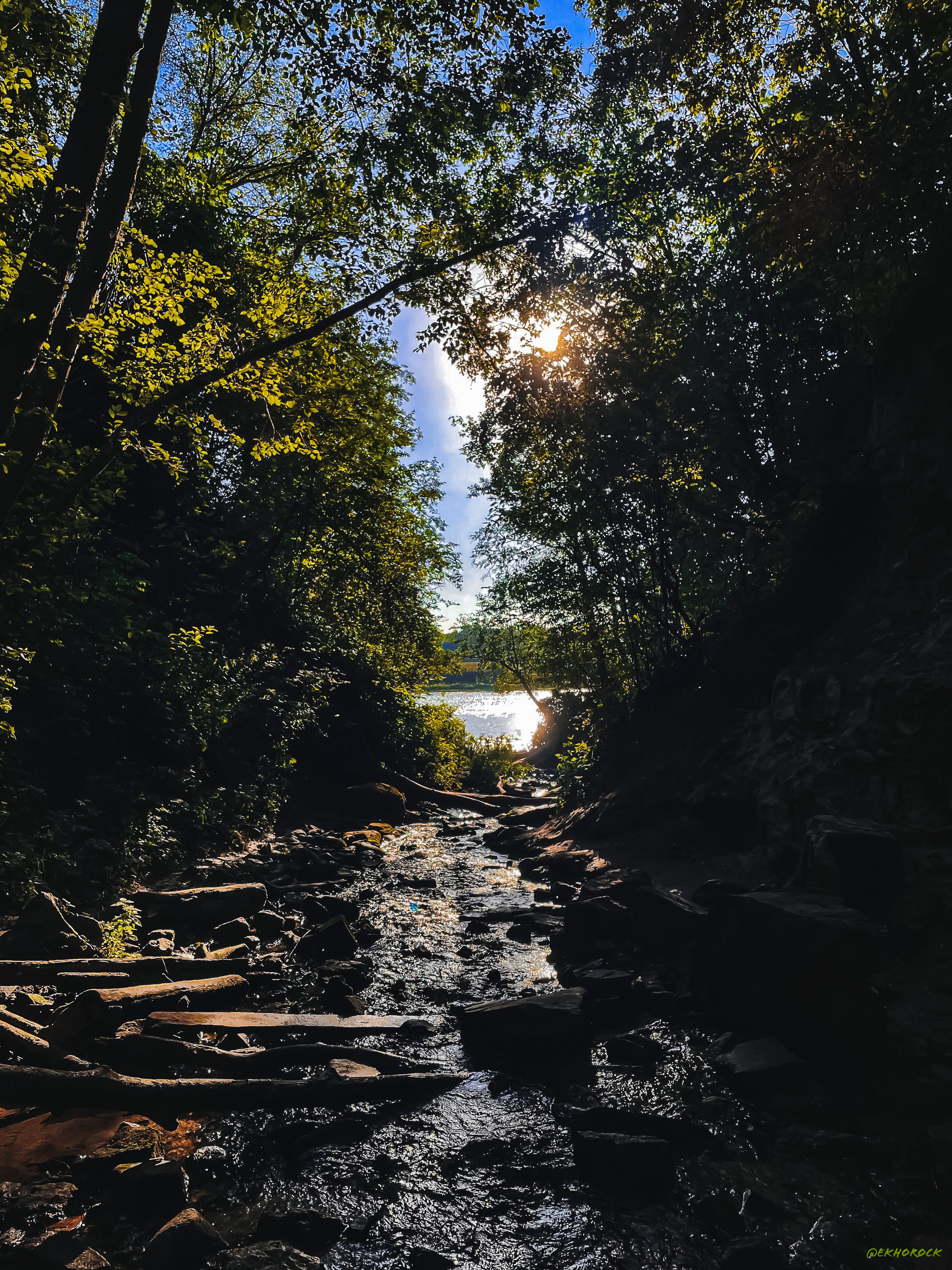 Горчаковщинский водопад - Моё, Водопад, Ручей, Река, Камень, Дерево, Растения, Пейзаж, Фотография, Мобильная фотография, Длиннопост