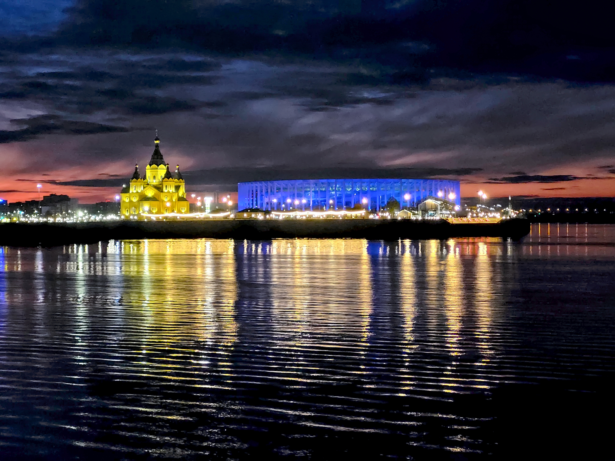 Arrow at sunset - My, Nizhny Novgorod, Arrow, The photo, Evening, Sunset