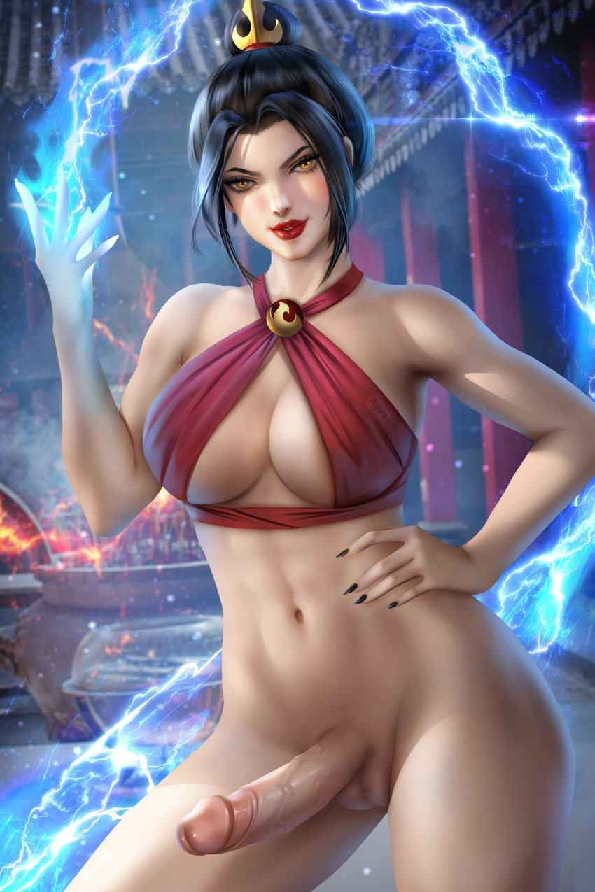 Azula - NSFW, Erotic, Hand-drawn erotica, Futanari, Futa art, Avatar: The Legend of Aang, Azula, AyyaSAP