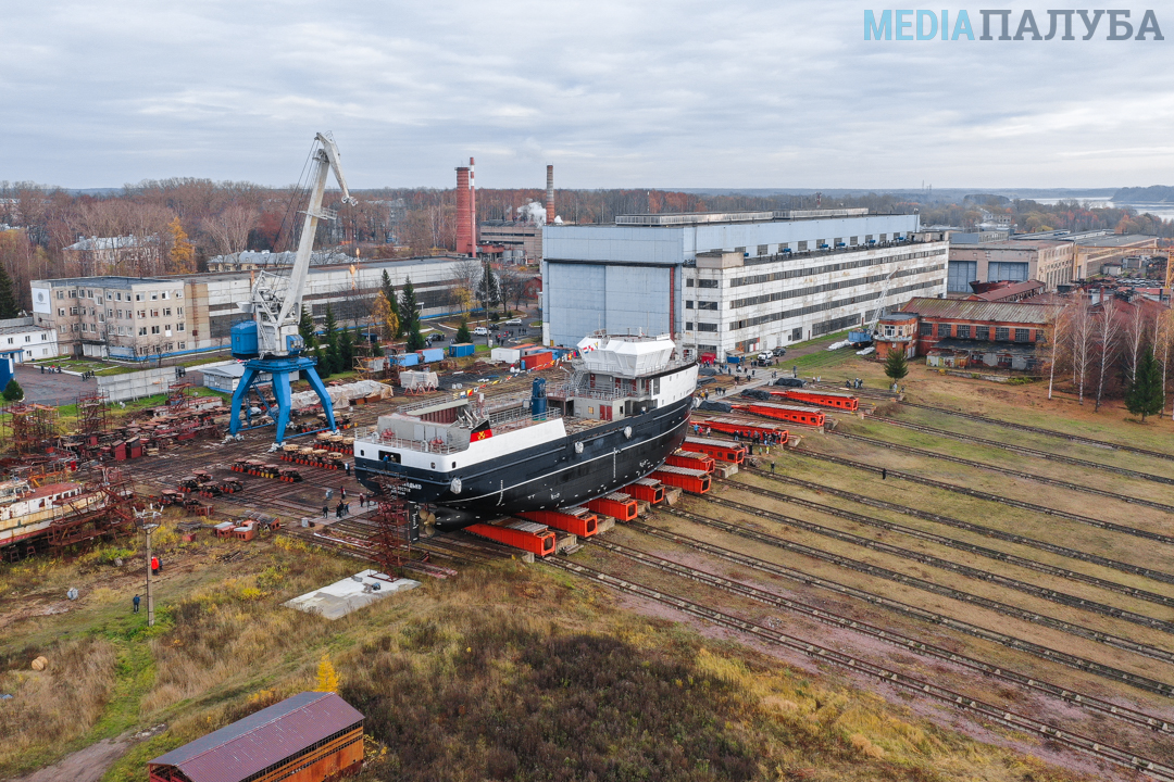 In Rybinsk, the crabs Sergey Prikhodko of the CCa 5712LS project were launched. Shipyards of the Nobel Brothers celebrates 115 years - news, Russia, Shipbuilding, Krabolovy, Rybinsk, Yaroslavskaya oblast, Longpost