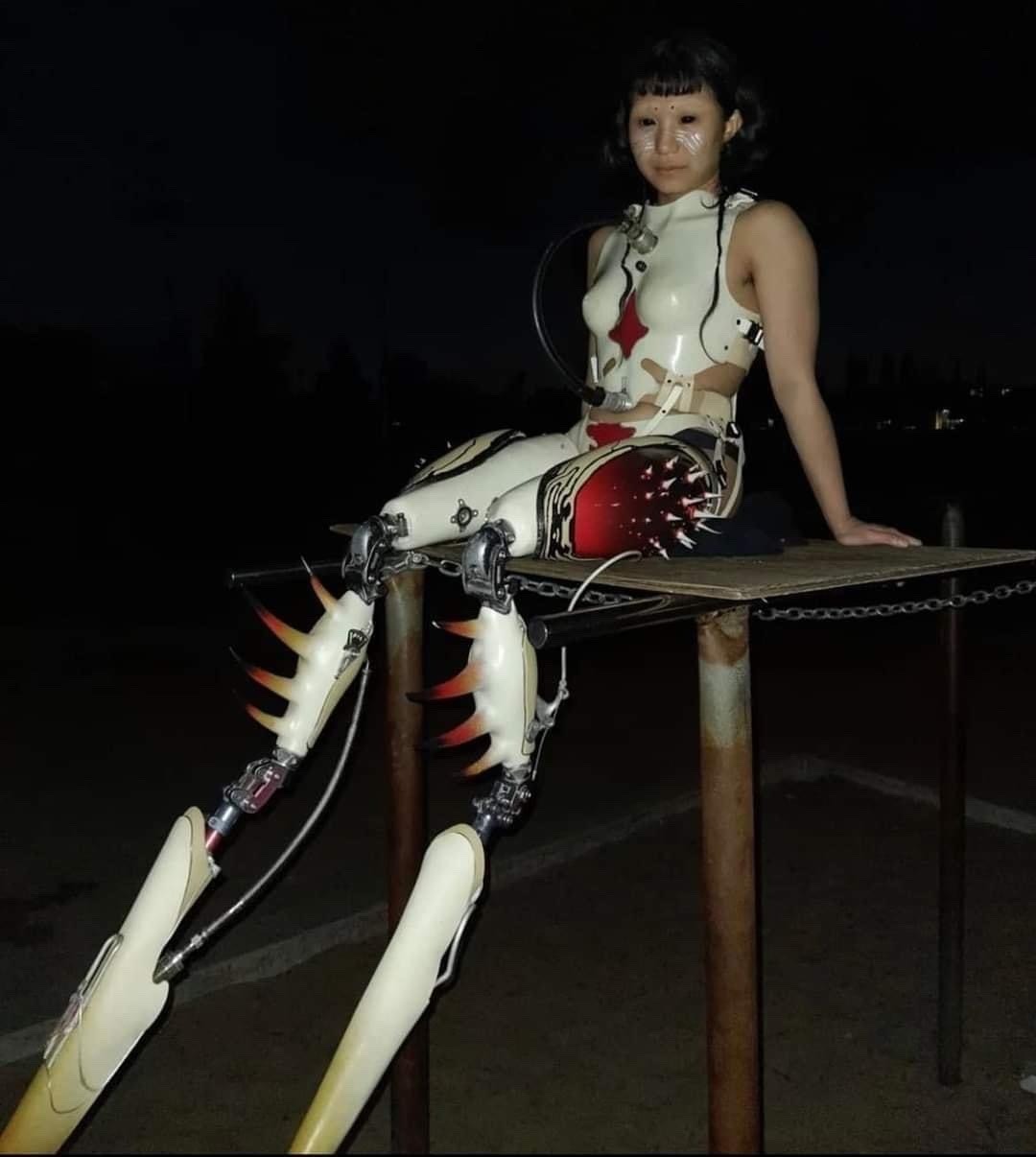 Reply to Bionicle post - Prosthesis, Asian, Costume, Japanese, Reply to post, Longpost