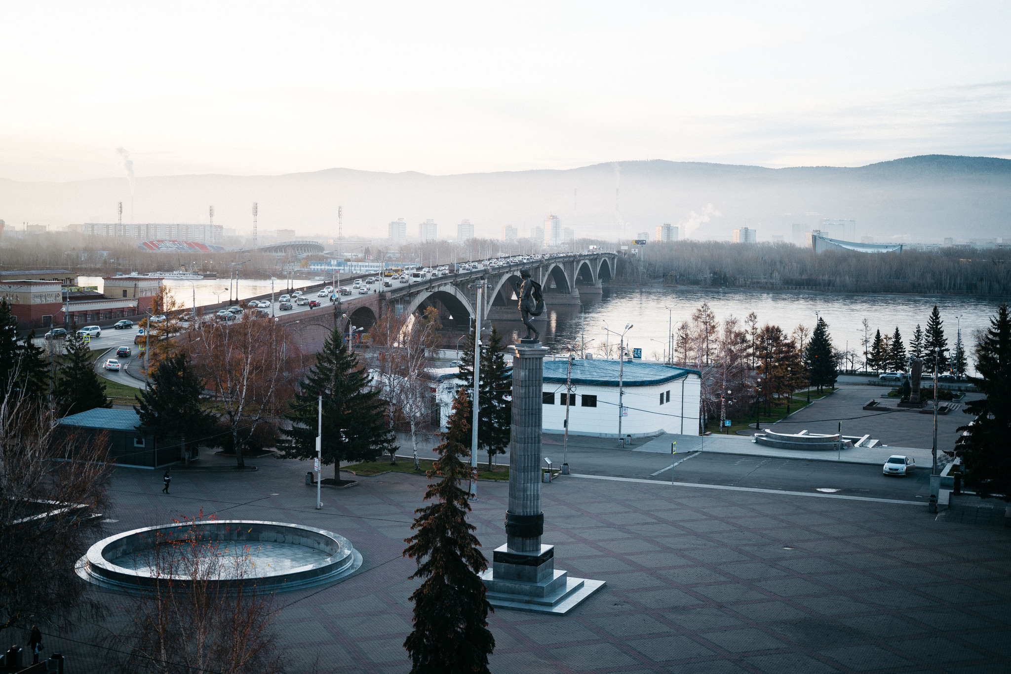 City with ten rubles - My, Travels, Krasnoyarsk, Krasnoyarsk region, Bridge, Tourism, sights, Longpost