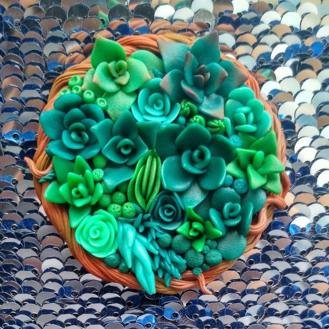 Reply to the post Interesting work with plasticine - My, Beautiful, Polymer clay, Magnets, Лепка, Pendant, A bracelet, Earrings, Accessories, Needlework without process, Reply to post, Longpost