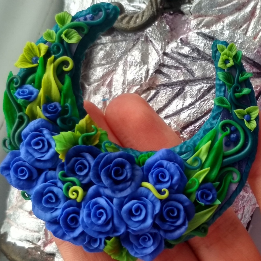 Reply to the post Interesting work with plasticine - My, Beautiful, Polymer clay, Magnets, Лепка, Pendant, A bracelet, Earrings, Accessories, Needlework without process, Reply to post, Longpost