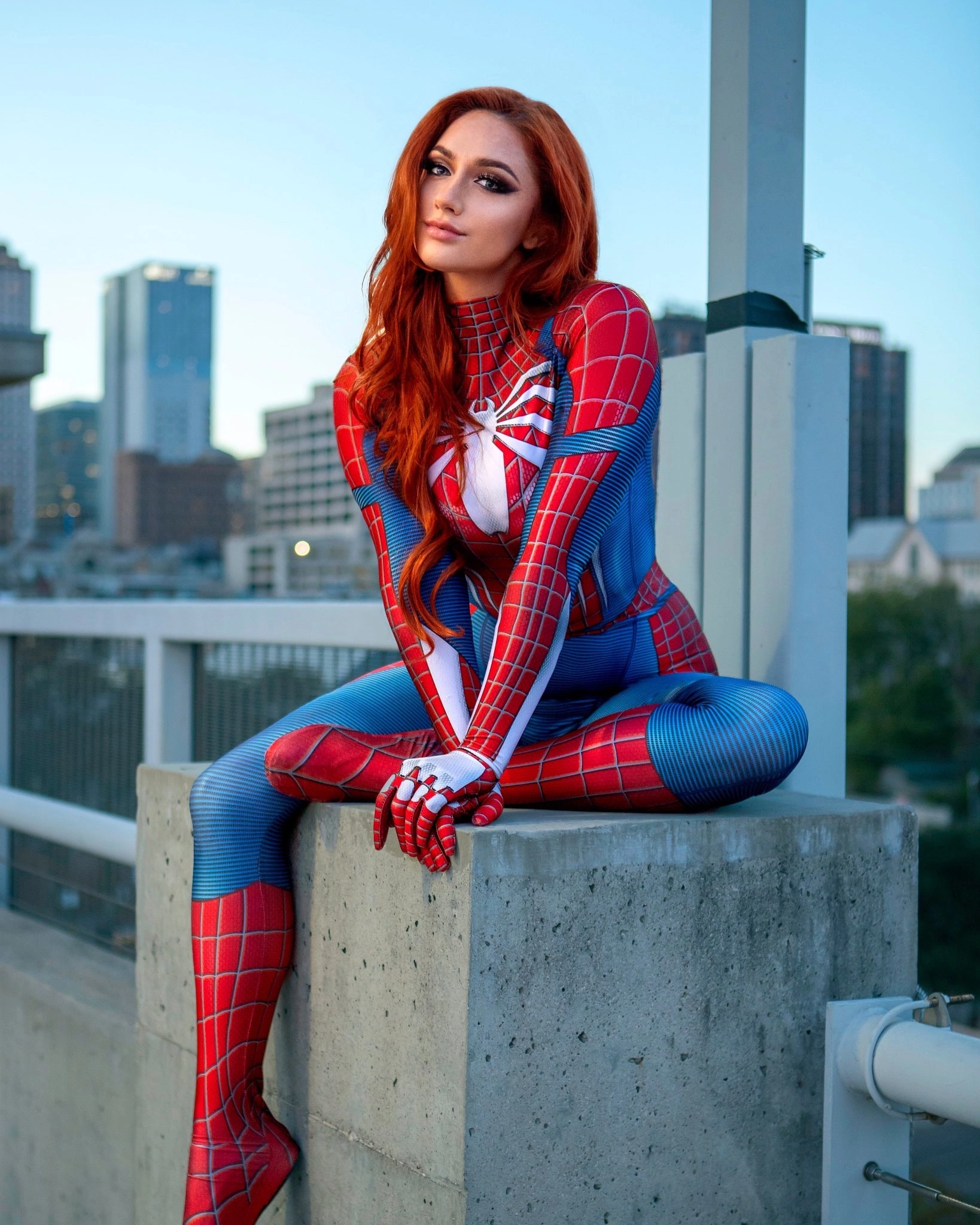 spider - Cosplay, Spiderman, Marvel, Girls, Redheads, The photo