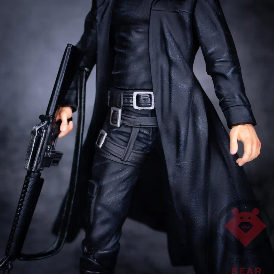 Neo - My, Figurines, Miniature, 3D печать, Painting miniatures, Scale model, 3D printer, The Matrix (film), The Chosen One, Neo, Collection, Modeling, Keanu Reeves, Longpost