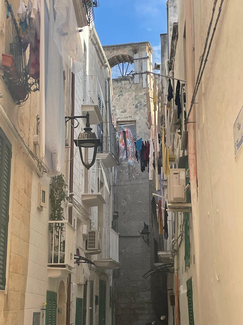 Monopoli, Italy - My, Italy, Underwear, Drying clothes, Longpost