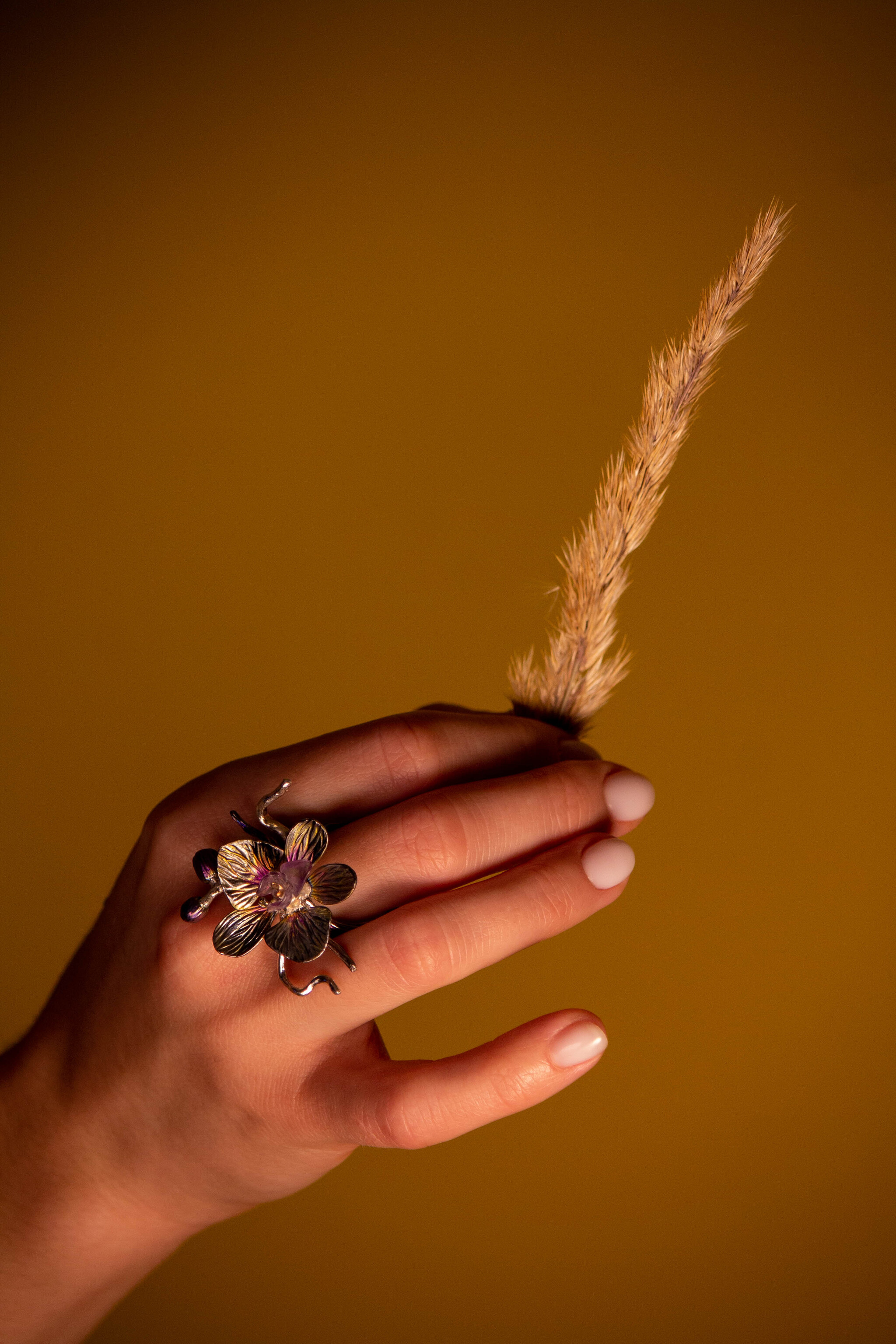 Ring on the background of a girl in blue - My, Decoration, Titanium, The photo, Longpost