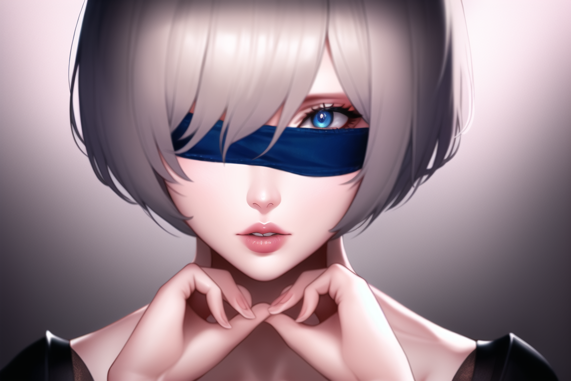 The best android from NovelAI (5) - NSFW, My, Art, Нейронные сети, Artificial Intelligence, Girls, Anime, 2D, Stable diffusion, Longpost, Anime art, Yorha unit No 2 type B, NIER Automata, Boobs, Sperm, Halloween, Pumpkin, Booty