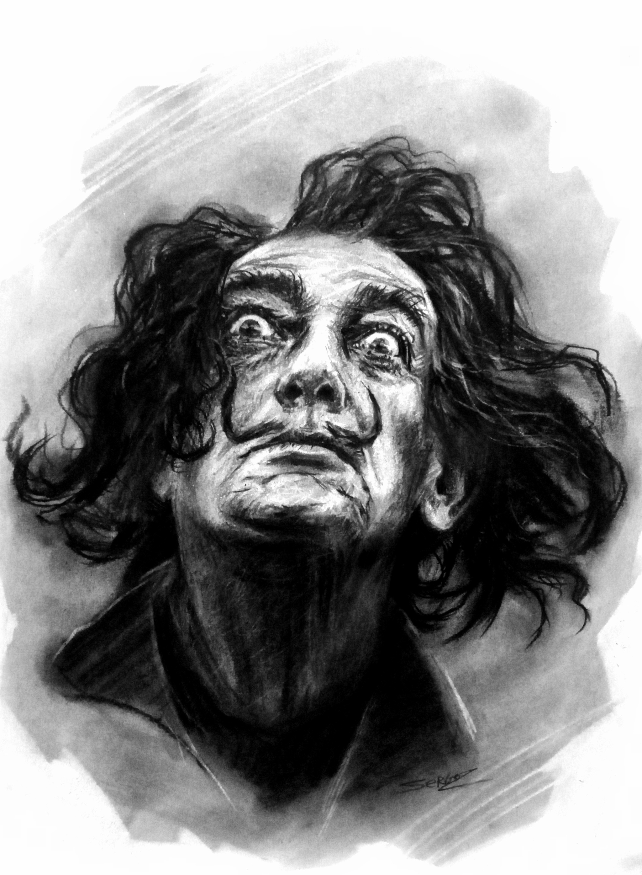 Salvador - My, Creation, Illustrations, Sergoz, Drawing, Painting, Salvador Dali