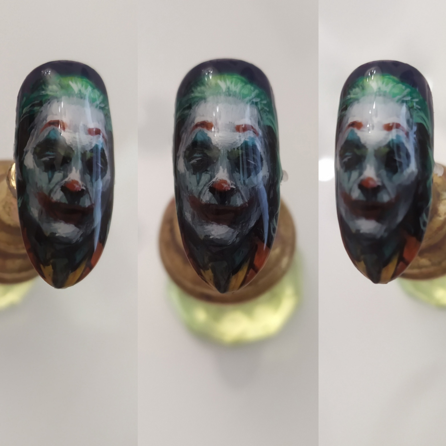 Joker - My, Joker, Batman, Dc comics, Manicure, Nail painting, Drawing, Painting, Comics, Villains