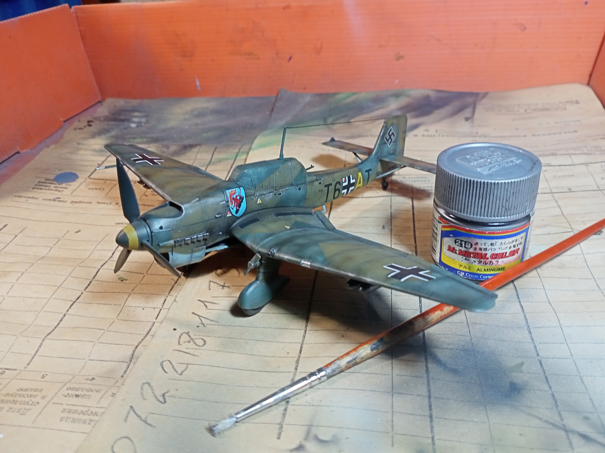 Junkers Ju.87B-2 Stuka (1/72 Zvezda). Assembly notes - My, Stand modeling, Modeling, Scale model, Miniature, Painting miniatures, With your own hands, Needlework with process, Needlework, Aviation, The Second World War, Airplane, Germany, Luftwaffe, Prefabricated model, Airbrushing, Overview, Bomber, Junkers, Thing, Longpost