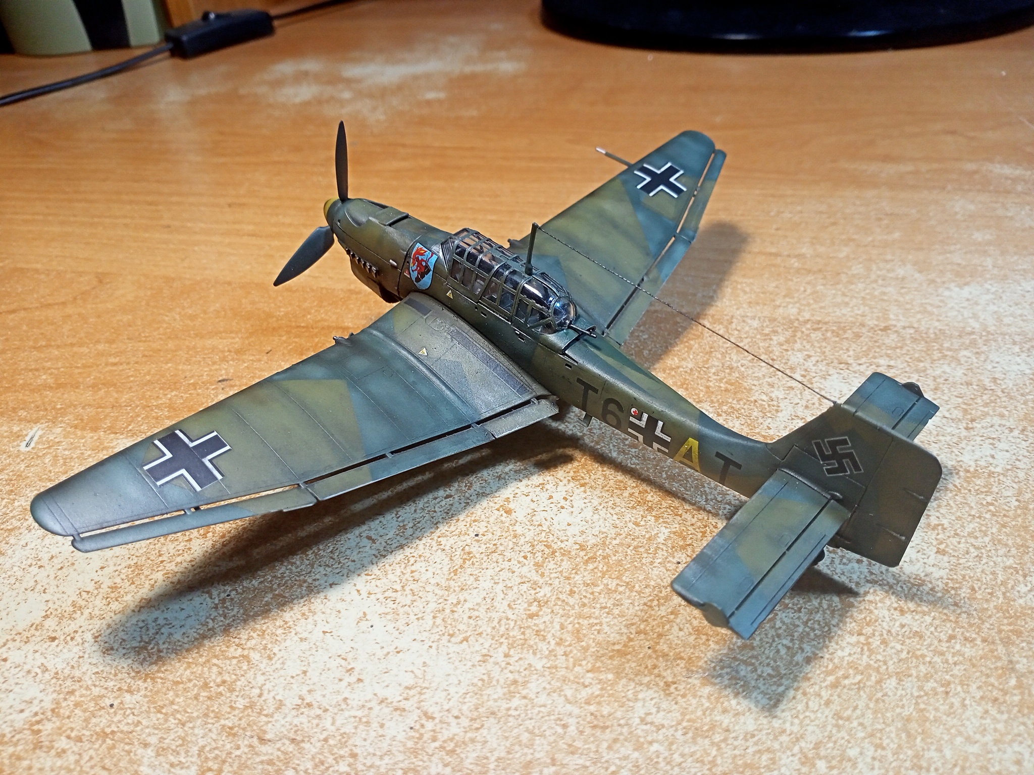 Junkers Ju.87B-2 Stuka (1/72 Zvezda). Заметки по сборке - Моё, Стендовый моделизм, Моделизм, Масштабная модель, Миниатюра, Покраска миниатюр, Своими руками, Рукоделие с процессом, Рукоделие, Авиация, Вторая мировая война, Самолет, Германия, Люфтваффе, Сборная модель, Аэрография, Обзор, Бомбардировщик, Юнкерс, Штука, Длиннопост