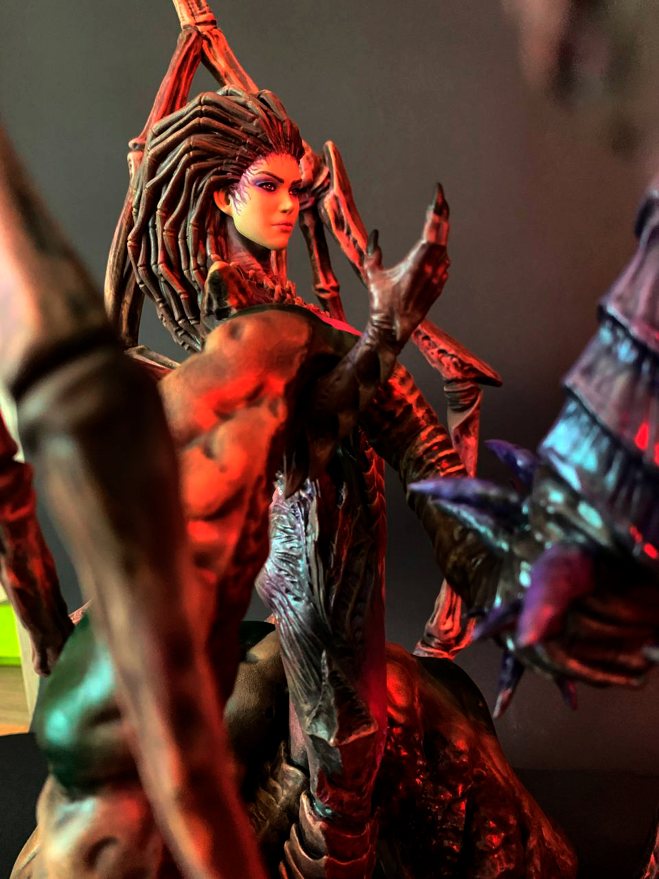 Kerrigan with Wings - My, Kerrigan, Starcraft, Painting miniatures, 3D печать, Hobby, Miniature, Longpost