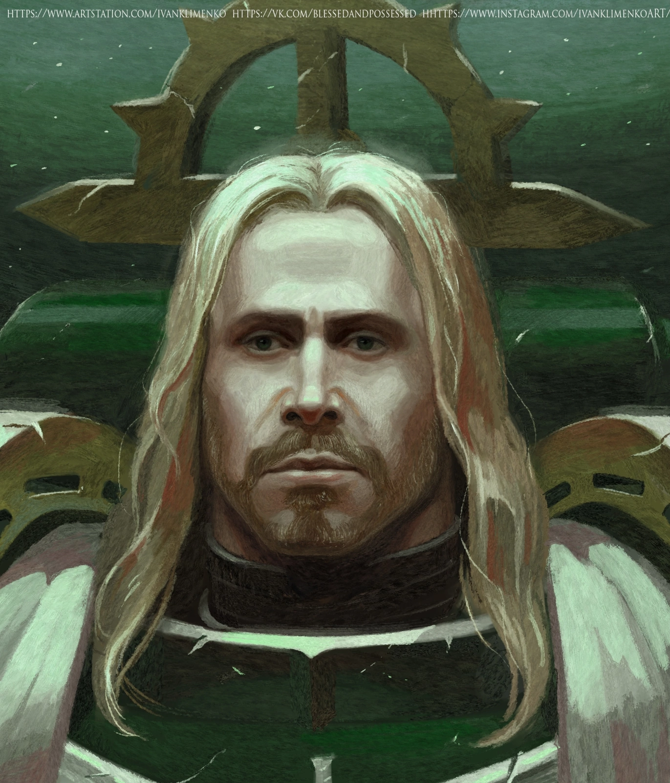 Lion El'Gosling and Christian Corax - Warhammer 40k, Wh Art, Lion El`Jonson, Corvus Corax, Christian Bale, Longpost