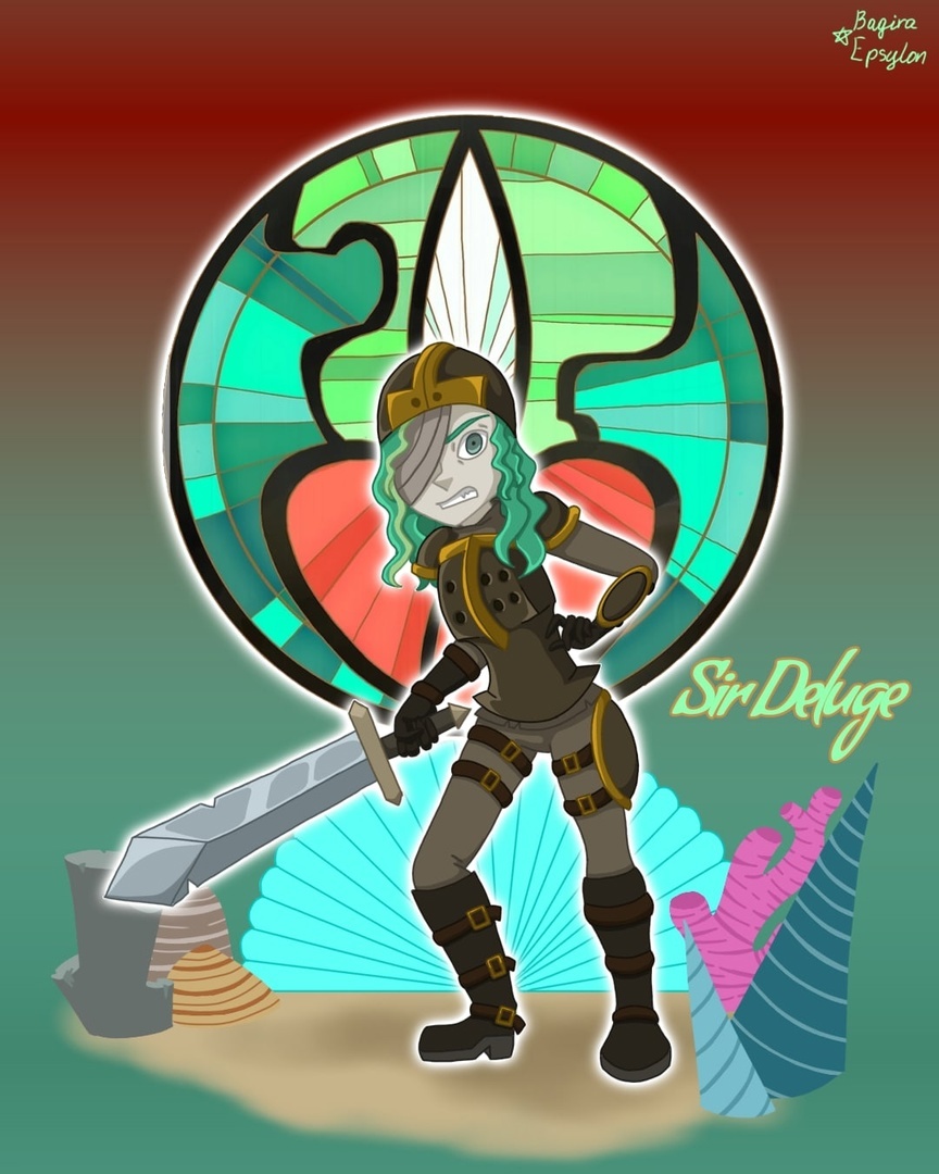 Humanization of Sir Deluge - My, Pyre, Art, Humanization