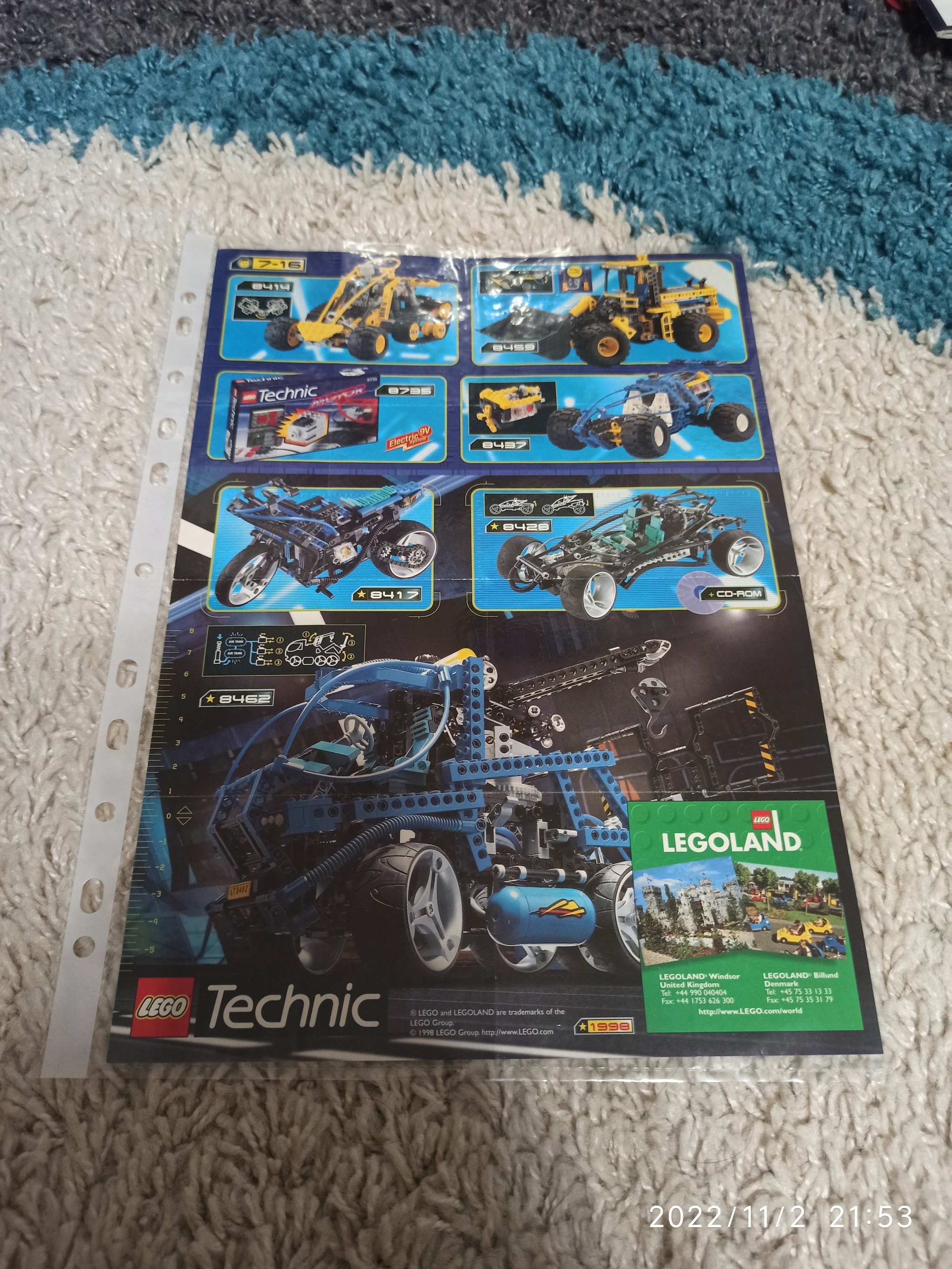 Catalogs and posters Lego 90s. Part 2 - My, Lego, Lego technic, Nostalgia, Constructor, Poster, Childhood of the 90s, Longpost