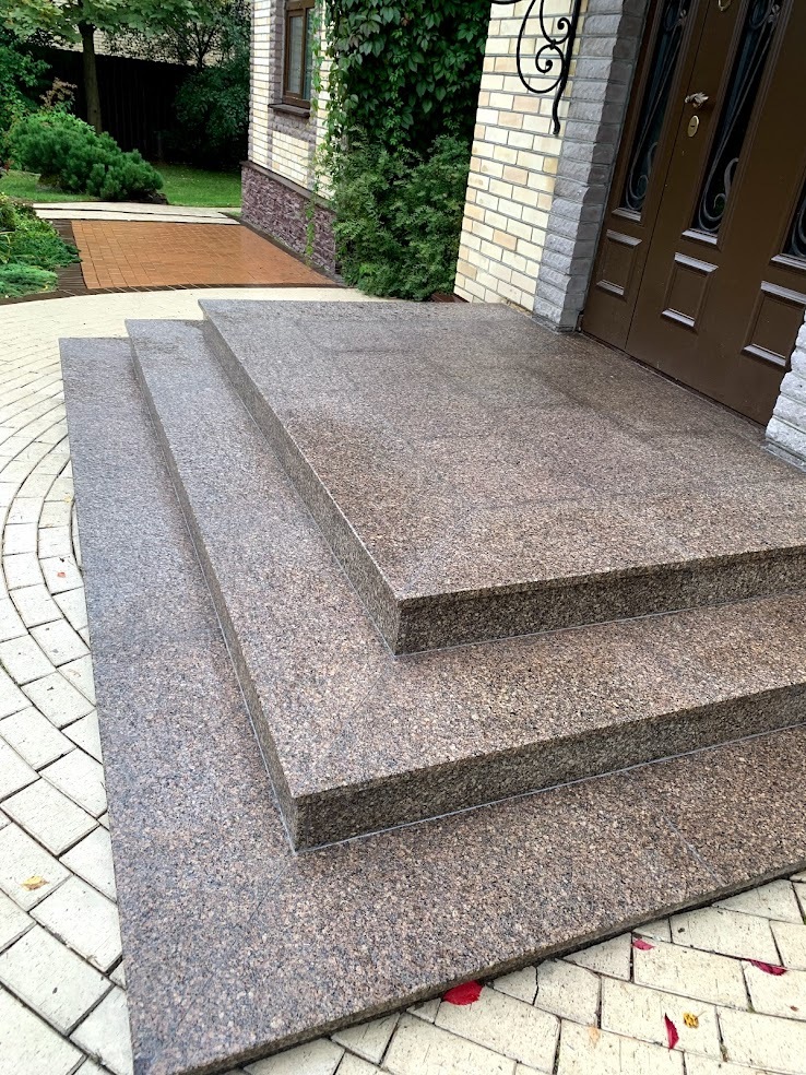 What are efflorescences - My, Porch, Granite, Restoration, Exterior, Longpost