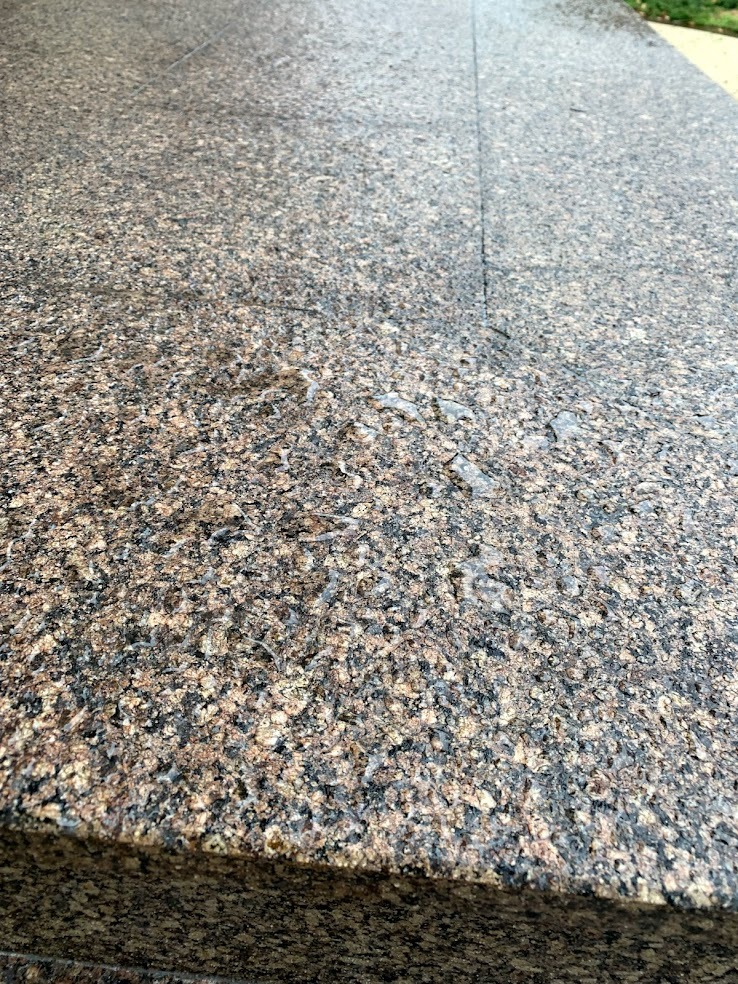 What are efflorescences - My, Porch, Granite, Restoration, Exterior, Longpost