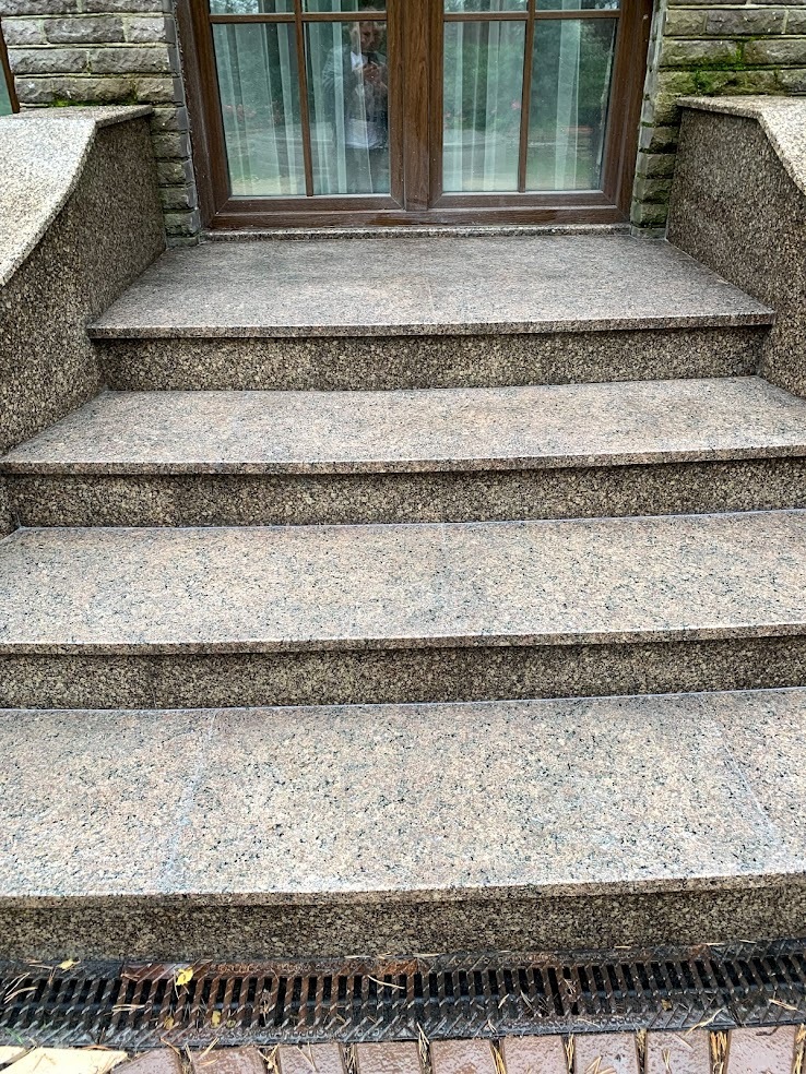 What are efflorescences - My, Porch, Granite, Restoration, Exterior, Longpost