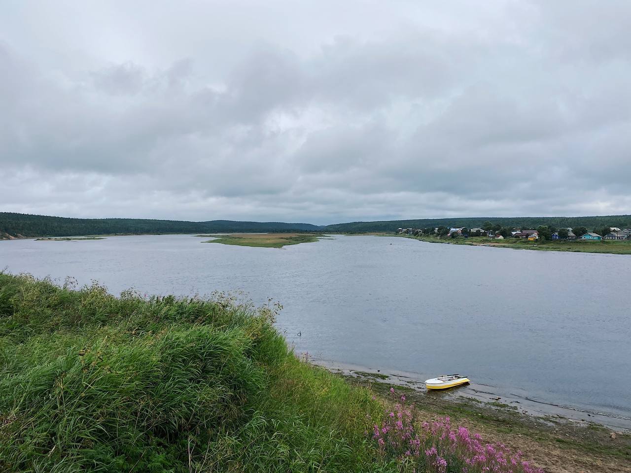 Поморское село Варзуга - Моё, Поморы, Кольский полуостров, Варзуга, Россия, Туризм, Русский север, Длиннопост