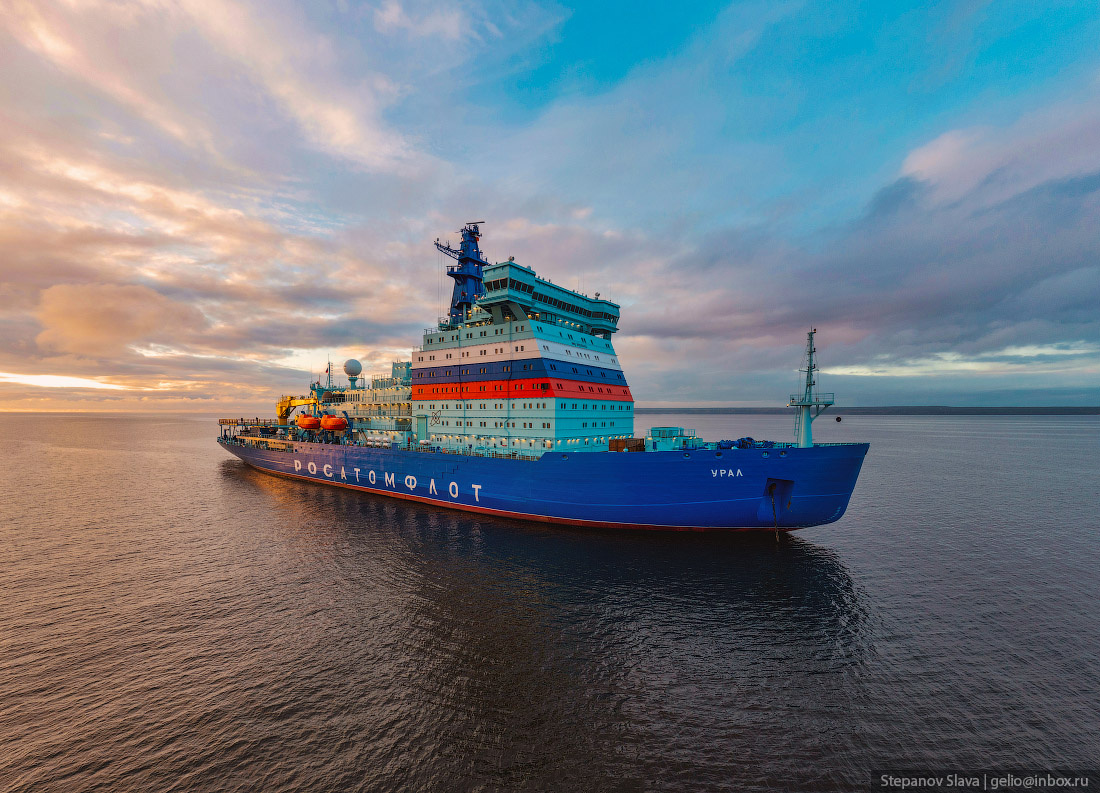 Continuation of the post “The third nuclear-powered icebreaker of project 22220 Ural entered sea trials. Beautiful - news, Russia, Shipbuilding, Nuclear icebreaker, Longpost, Sdelanounas ru, Trial, Reply to post