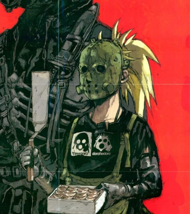 Как-то мы решили сами делать косплей. Пост 2 Cosplay Dorohedoro Nikaido - Моё, Арт, Интересное, Косплей, Манга, Своими руками