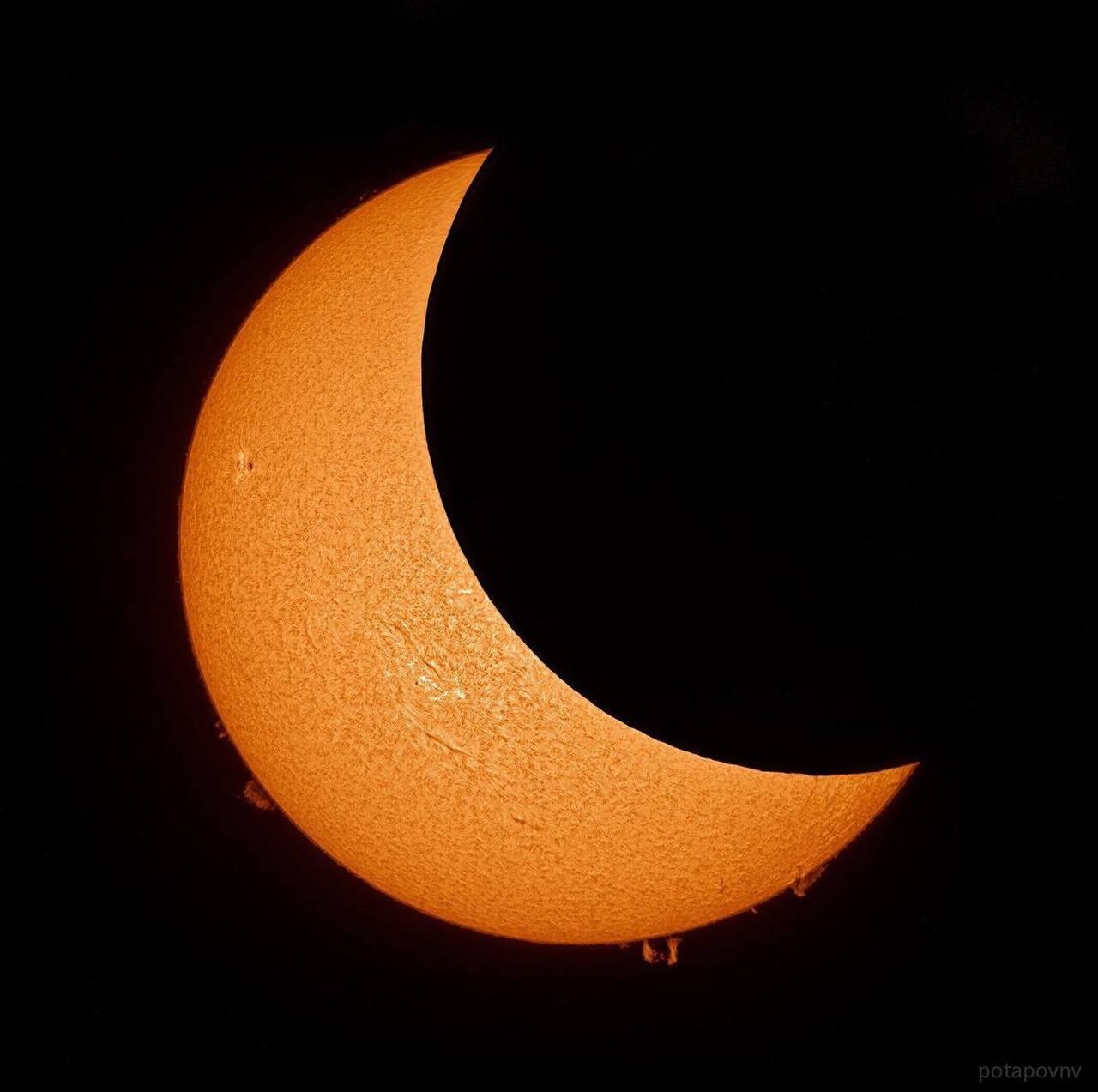 Beautiful eclipse from Kazakhstan - beauty, Nature, Space, Astrophoto, Solar eclipse