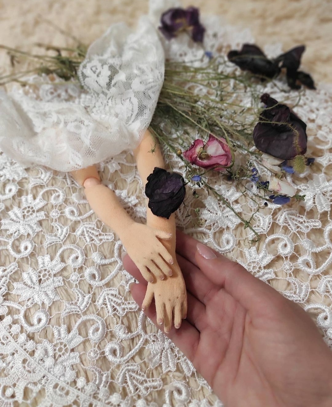 A little behind the scenes - My, Textile doll, Doll, Jointed doll, Creation, Needlework, Longpost, Needlework with process