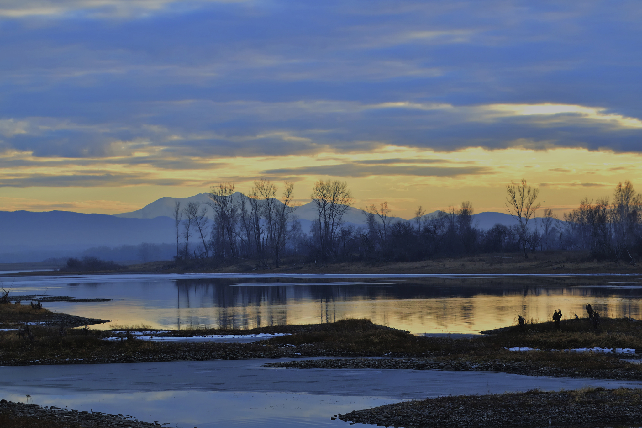 Evening landscapes - My, Krasnoyarsk region, Shushenskoye, The photo, Autumn, River, Sunset, Yenisei