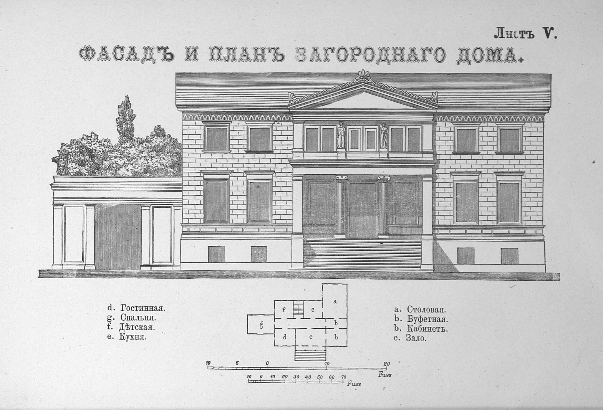 Альбом сельско-хозяйственных построек, машин, экипажей и модной мебели 1872 года - Ссылка, Картинки, Книги, Длиннопост, Мебель, План