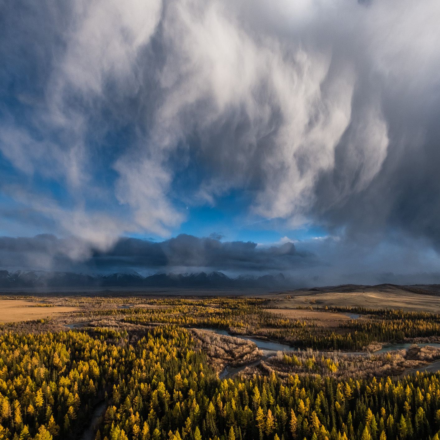 Kurai steppe - My, Landscape, The photo, The mountains, Altai Republic, Siberia, The nature of Russia, Nature, Autumn, Kurai steppe, Longpost