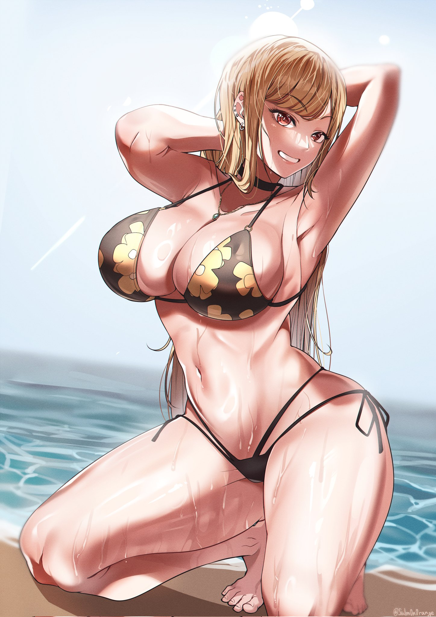 Marin - NSFW, Anime art, Anime, Sono Bisque Doll wa Koi wo Suru, Swimsuit.