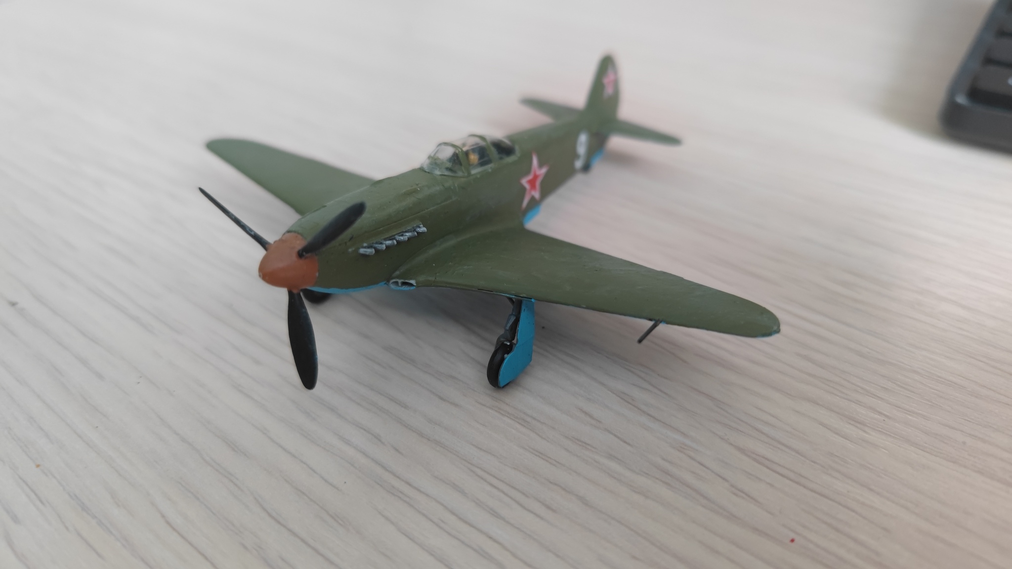 Второй опыт, Як-3 от звезды 1:72 - Моё, Стендовый моделизм, 1:72