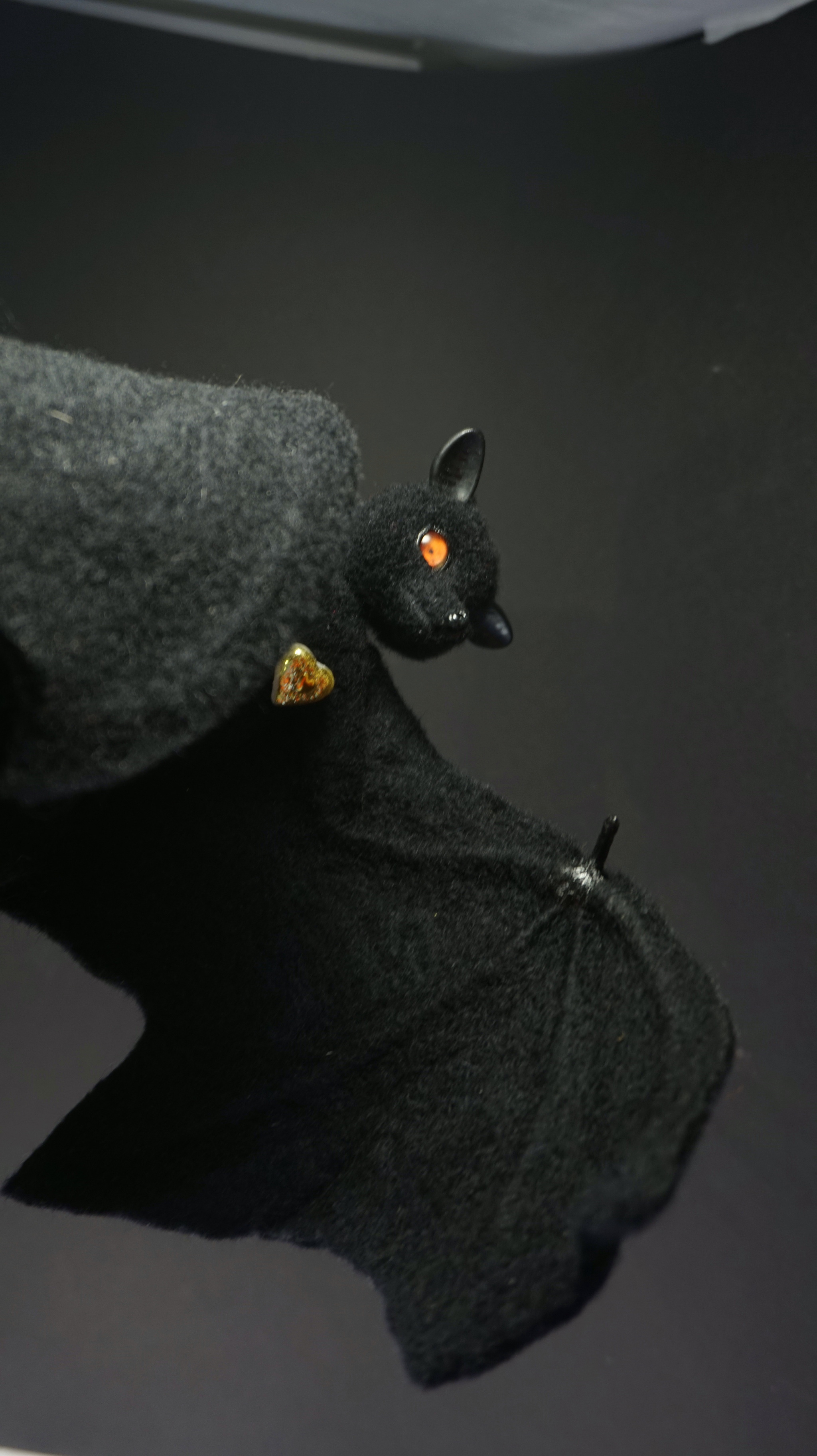Bat toy. Do-it-yourself flying fox or fruit bat - My, Author's toy, Soft toy, Handmade, Hobby, Bats, Bat, Vampires, wildlife, Naturally, Realism, Toys for adults, Toys, Collectible figurines, Wild animals, Claws, Collection, Collector, Gothic, Polymer clay, Longpost