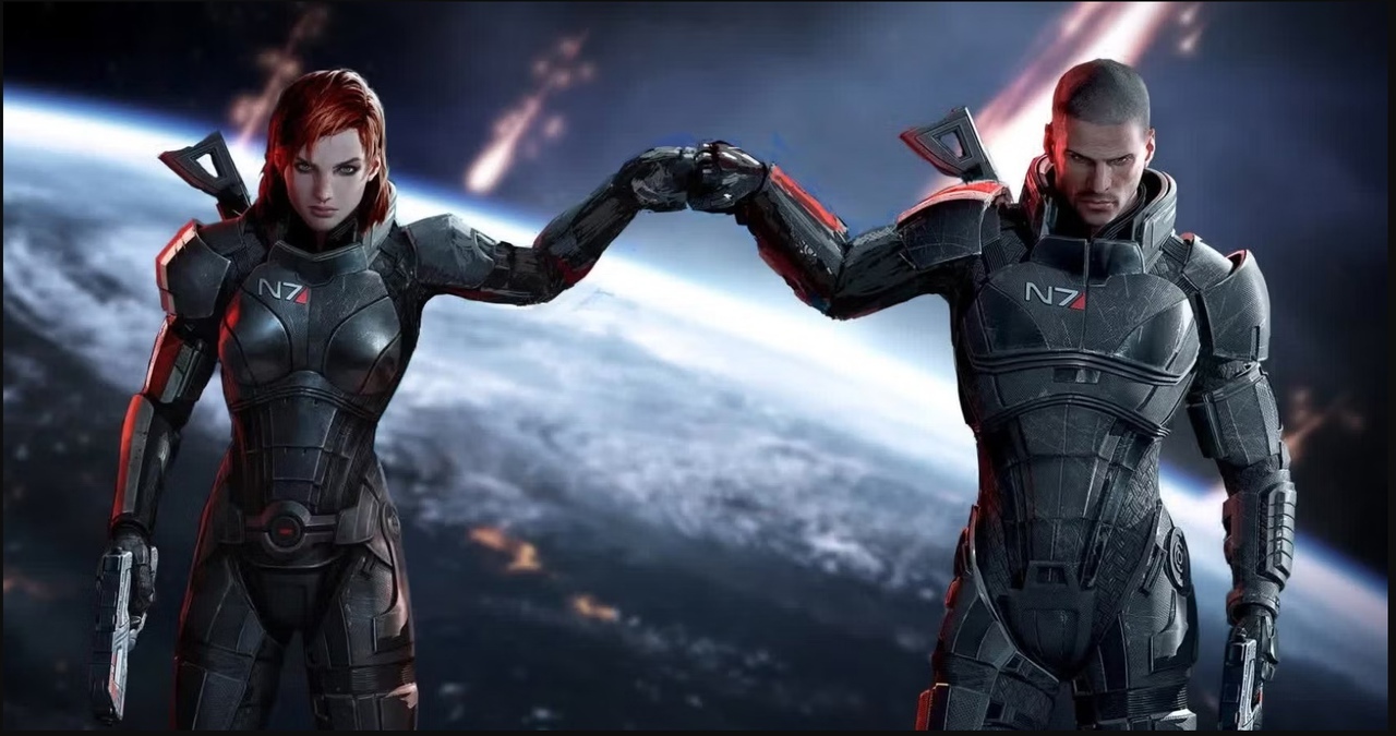 With N7 of all involved - N7 Day, Mass effect, Shepard