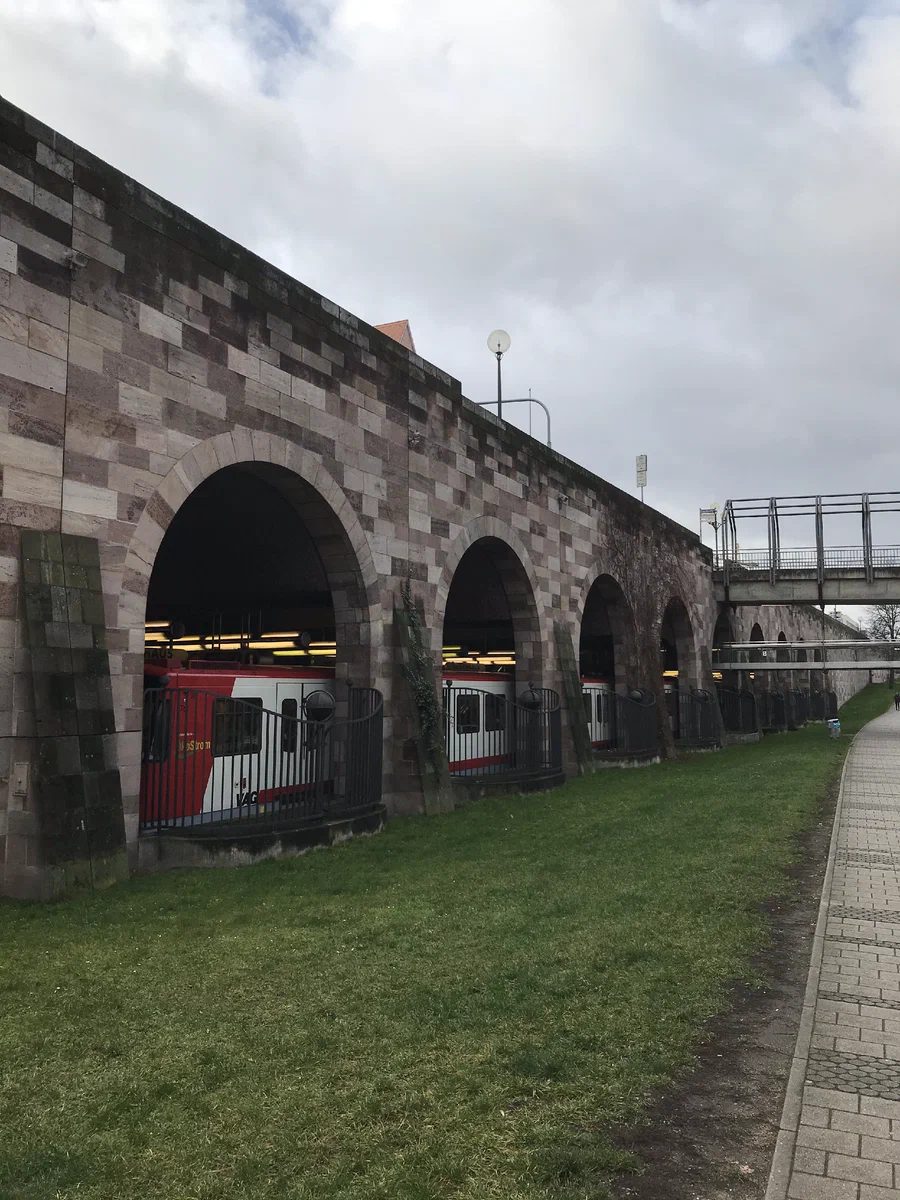 Nuremberg metro. February 2020 - My, Metro, Public transport, Vertical video, Nuremberg, Germany, Video, Soundless, Longpost