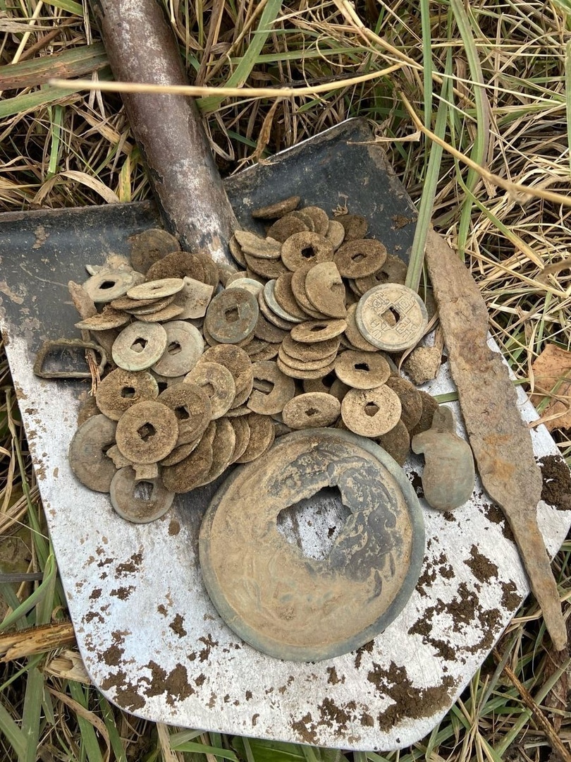 Wide is my native land - My, Story, Coin, История России, Treasure, Metal detector, China, Archaeologists, Archeology