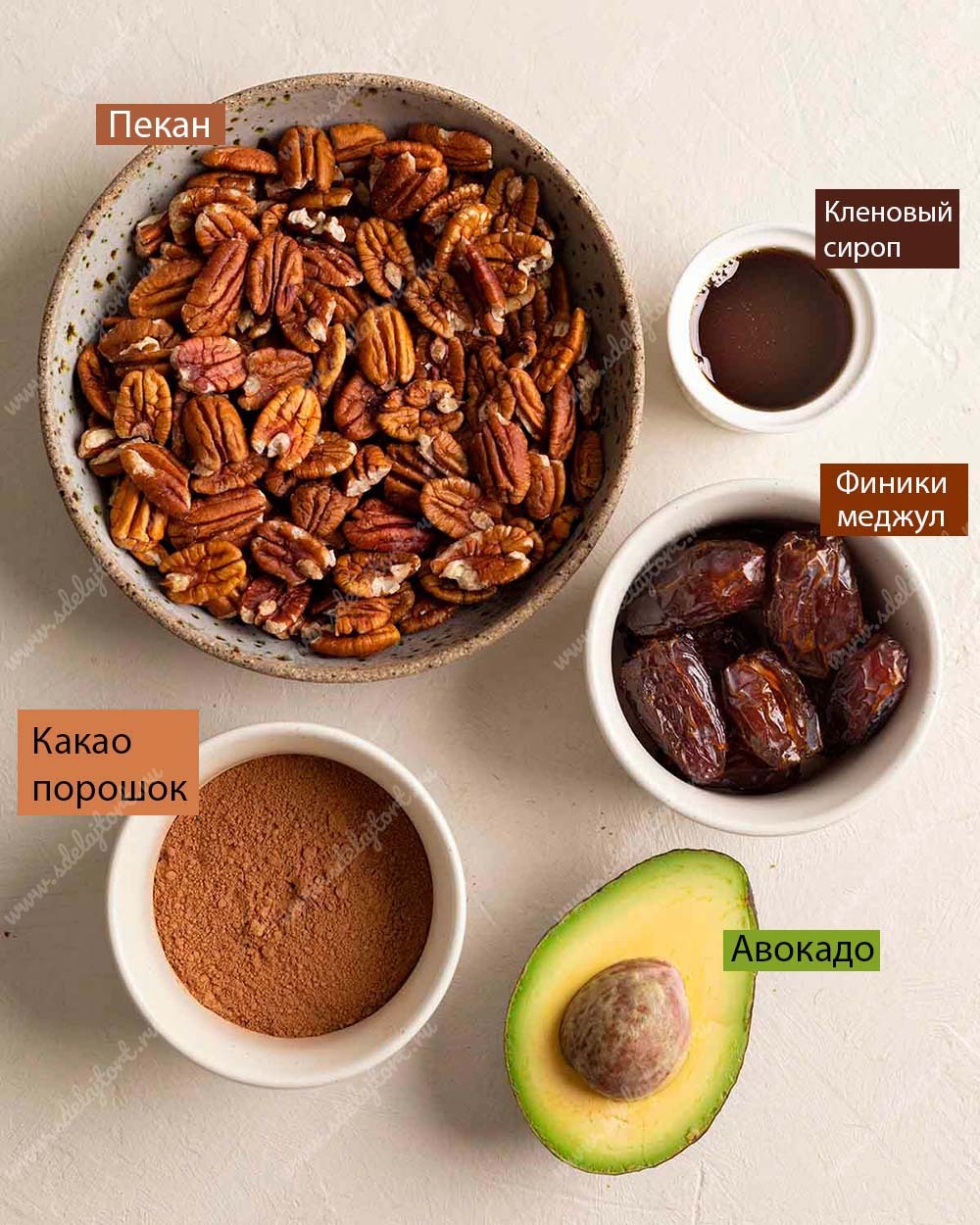 No Bake Brownie (5 Ingredients) - Dessert, Recipe, Yummy, Cooking, Sweets, Vegan, Dates, Raw food, Longpost, Cake