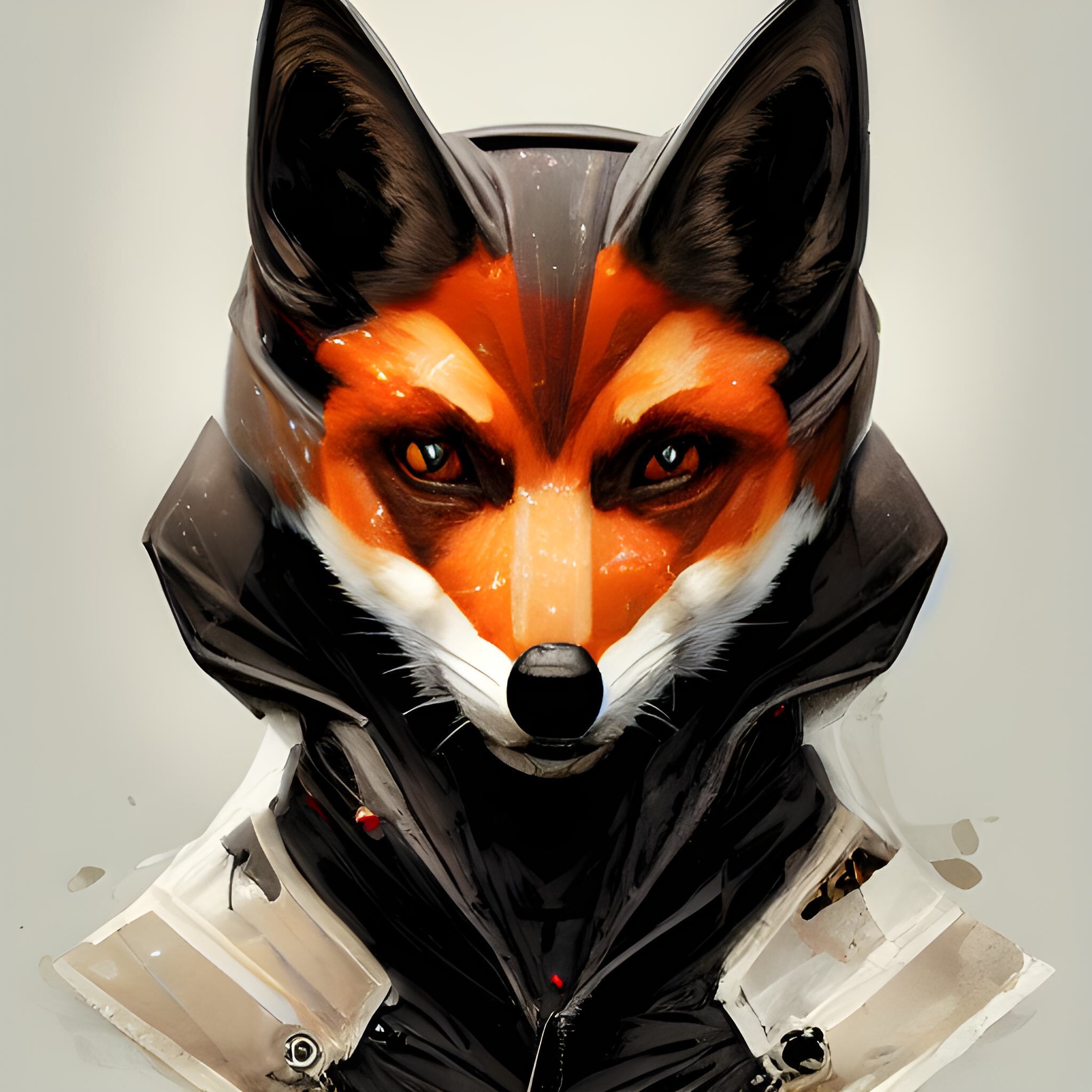 Foxes are never enough 3 - My, Нейронные сети, Stable diffusion, Steampunk, Midjourney, Longpost, Fox